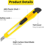 24Pack Box Cutters Utility Knife Retractable Compact Extended Use - Image 3