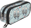 ANANGTEE Sea Otters Pencil Case Pouch by ANANGTEE
