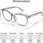 VISOONE Blue Light Blocking Glasses Square - Image 6