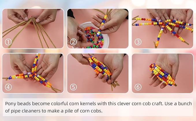 Pony Multi-Colored Bracelet Beads - Image 6