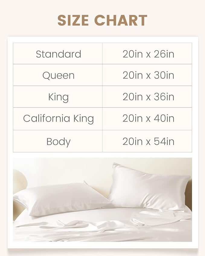THXSILK Set of 2 100% Pure Mulberry Silk Pillowcase - Image 9