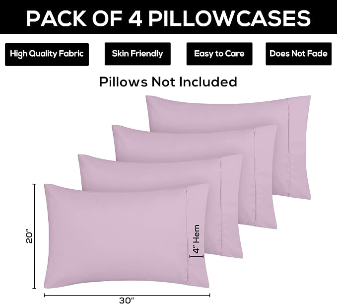 Utopia Bedding Standard Pillow Cases - Image 3