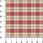 Patchwork Fabric Panel 100x155 cm, 100% Cotton Satin, 6 Coordinated Gingham - Image 4