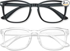 Blue Light Glasses for Woman Men | 99% Blue Light Blocking Glasses for Computer by Wintoo