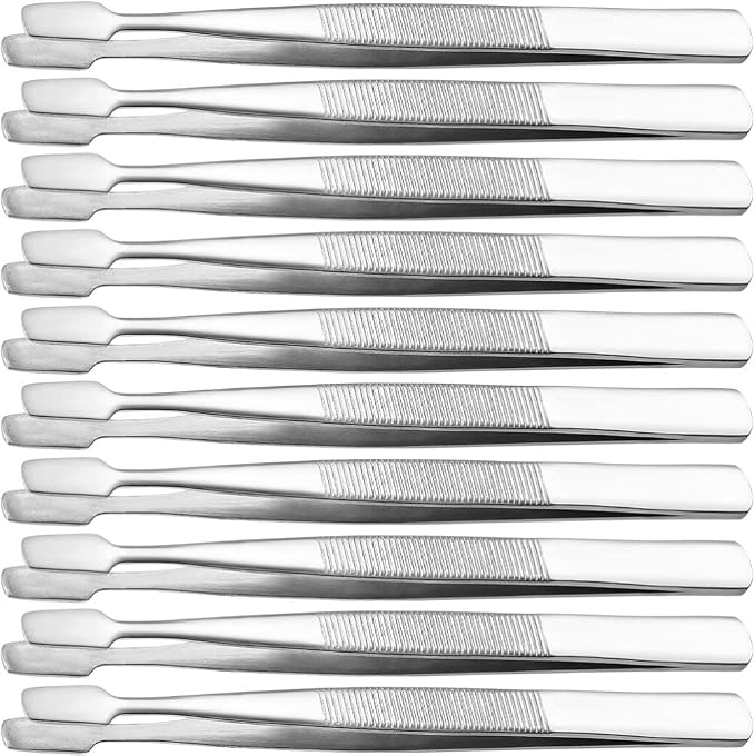 Stamp Collecting Supplies 10Pcs Stamp Tongs Stainless Steel Stamp Philately by UONLYtech