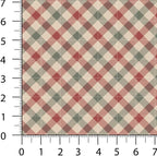 Patchwork Fabric Panel 100x155 cm, 100% Cotton Satin, 6 Coordinated Gingham - Image 7