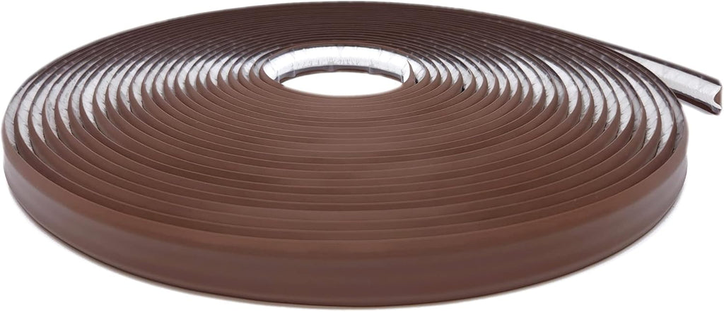 InstaTrim The Original Flexible Trim - 50ft Dark Brown 3/4" Wide Caulk Tape - Adhesive Trim with Many Uses Including Caulking for Bathtubs, Sinks, Counters, Tile, Floors - Made in USA