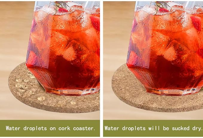 Cork Coasters for Drinks - Image 3