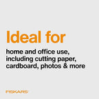 Fiskars 8" Everyday Titanium SoftGrip All Purpose Scissors, Arts & Crafts - Image 4