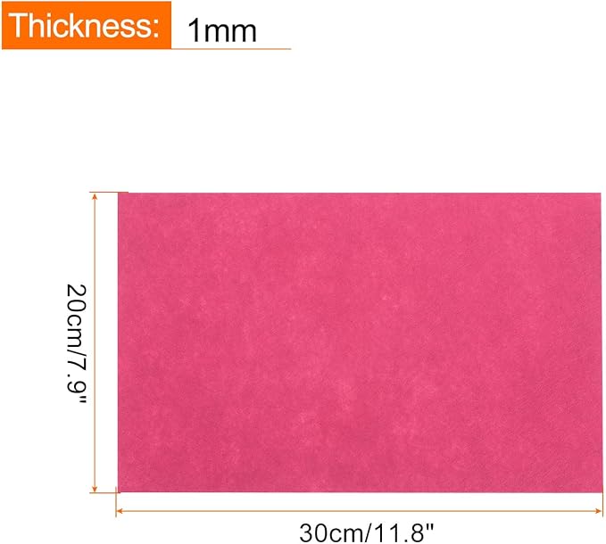 MECCANIXITY Adhesive Felt Sheets, Felt Fabric Crafts Back Adhesive Felt Sheets - Image 2
