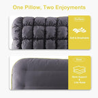 YOUR MOON Fluffy Support Bed Pillow Standard Size Set of 2, Super Soft Premium - Image 8