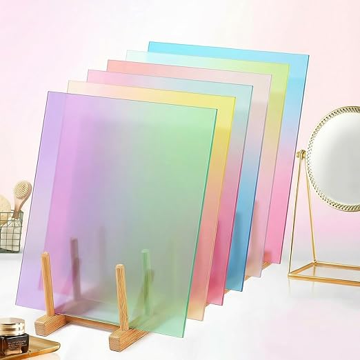 Colored Acrylic Sheet Gradient 1/8 Thick, Cast Acrylic Panel Sign Making - Image 2