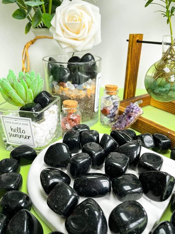 DUQGUHO Black Obsidian Natural Healing Crystals Set - Image 2