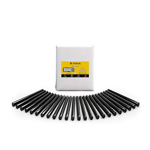 Black Hot Glue Sticks Mini 0.27 inch Dia. - Image 2