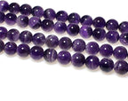 MJDCB Natural Dreamy Amethyst Beads Round Stone Beads DIY Loose Beads - Image 4
