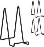 3 Pack 8 inch Metal Plate Stands by Kruodop