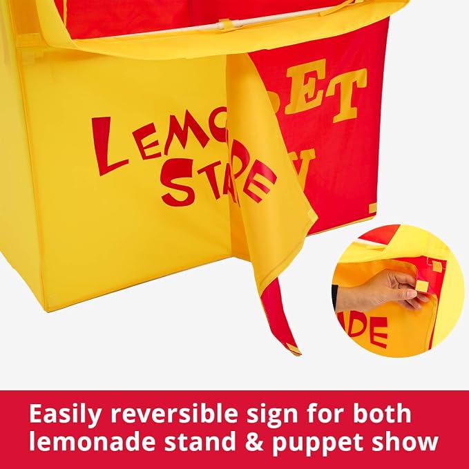 Alvantor® Lemonade Stand Puppet Show Theater Pretend Playhouse Play Tent Kids - Image 5