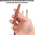 TOOLCOOL Precision Craft Knife Exacto Knife Hobby Knife Set Wooden Handle - Image 5