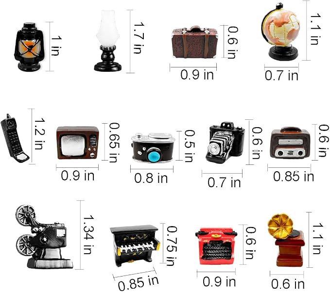 Suartus Miniature Home Appliances Retro Furniture - Image 5