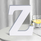 White Wooden Letters 8 Inch for Wall Decor, Large Unfinished Wood Letters for by SETNDTS