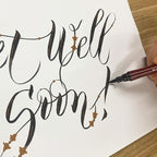 Kuretake Fude Brush Pen NIHON-DATE KABURA, hard and soft dual tip marker - Image 4