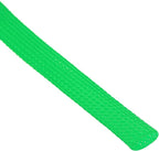 uxcell PET Expandable Sleeving 25ft 1/2" Green Cable Management Sleeve Cord - Image 2