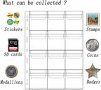 10 Sheets Coin Collection Supplies Pages, Coins Collecting Pocket Page - Image 5