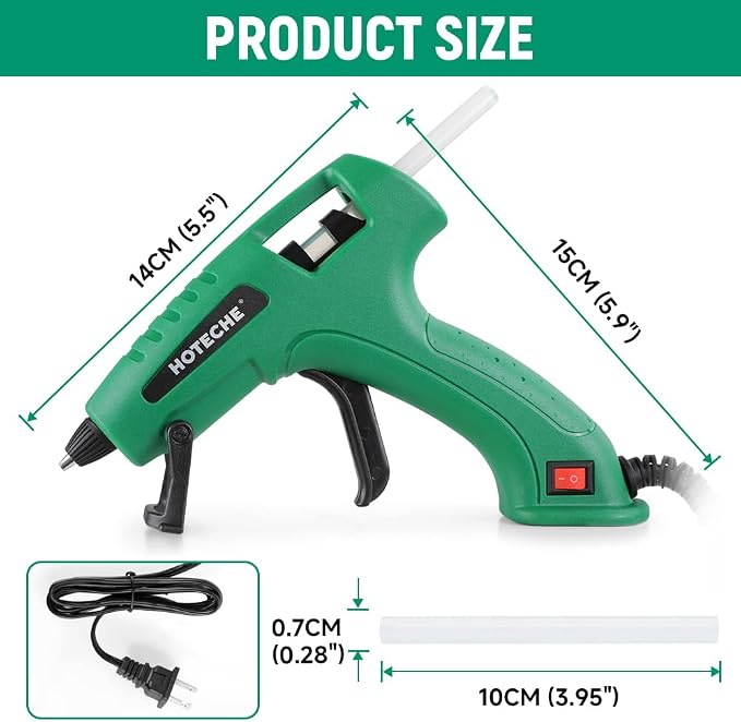 Hoteche 20W Hot Glue Gun Fast Preheating Glue Gun - Image 2