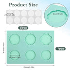 Wax Seal Mat with 50pcs Removable Sticky Dots, Silicone Wax Seal Mold - Image 6
