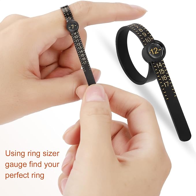 Ring Sizer Measuring Tool Kit, Ring Mandrel Measurer, US Ring Size 0-13 - Image 7