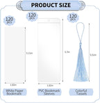 120 Sets Kraft Paper Blank Bookmarks - Image 2