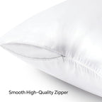 BEDELITE Satin Pillowcase with Zipper 4 Pack, Super Soft and Cooling Similar to - Image 4