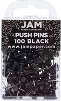JAM PAPER Colorful Push Pins by JAMPaper