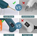 Full Size Hot Glue Gun Nozzle Set, 50/150 Watts Dual Power - Image 6