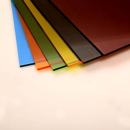6 Pack 8 x 12 Colored Cast Acrylic Sheet，1/8" Translucent Plexiglass - Image 4