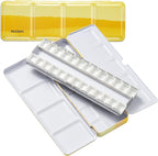 MEEDEN Empty Travel Watercolor Palette: Portable Watercolor Palette Tin by MEEDEN