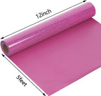 guangyintong Heat Transfer Vinyl Glitter Purple HTV Rolls, Glitter HTV Vinyl - Image 2