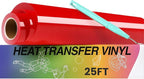 HTVRONT Red HTV Roll Heat Transfer Vinyl by HTVRONT