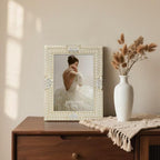 DIKAR 5x7 Picture Frame with Pearl and Crystal Decor - Image 6