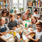 allgala 20 Pack Self-Adhesive EVA Foam Paper 8x12 Inch Sheets-White-CF85402 - Image 5