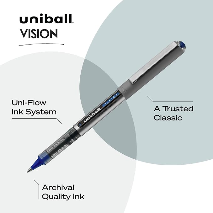 Uni-Ball uniball Vision Rollerball Pens - Image 3