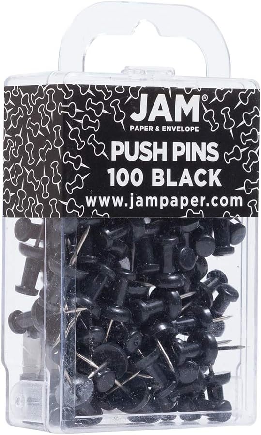 JAM PAPER Colorful Push Pins - Image 2