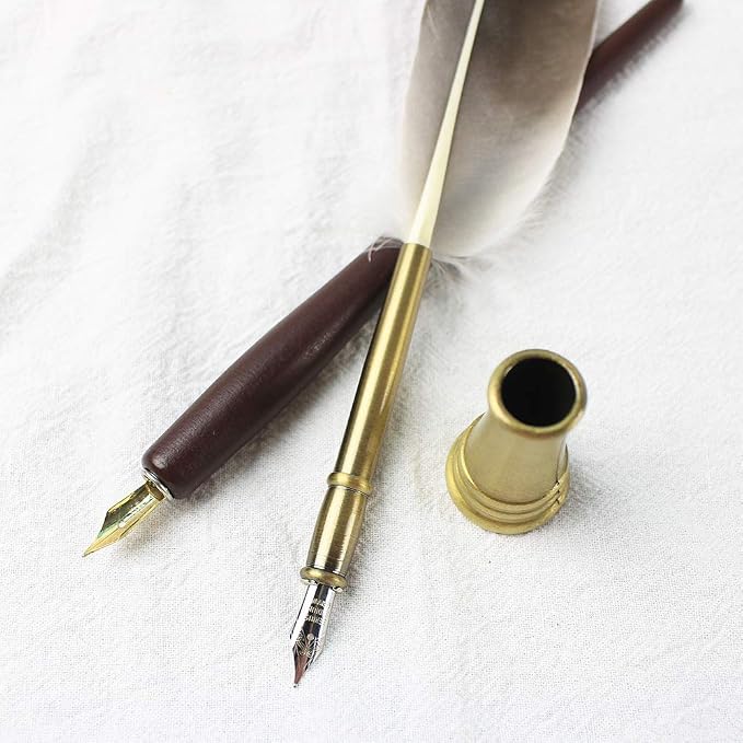 GIFTS Calligraphy Pen Set, 12-Piece Kit, 5 Nib & 5 Ink Set, Writing Quill Pen - Image 9