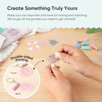 YOPPIX 140 PCS Acrylic Keychain Blank Set, Fruit Double-Sided UV DTF Stickers - Image 2