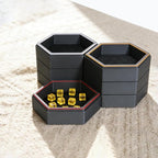Magnetic Board Game Storage Trays, Hexagonal Modular Organizer, Flexibility - Image 8