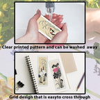 ACRNIGHEET 6PCS Cross Stitch Bookmark Kit - Image 3