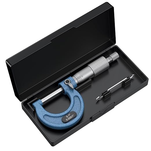 HDLNKAK Outside Micrometer, 0-1" Machinist Micrometer, 0.0001" Graduation - Image 7