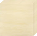 MECCANIXITY 4pcs Basswood Sheet 15" x 15" x 1/8" Unfinished Wood Plywood Boards by MECCANIXITY