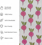 E-Tailor® Hand-Block Printed Pre-Cut Cotton Fabric Ideal - Image 3