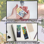 ACRNIGHEET 6PCS Cross Stitch Bookmark Kit - Image 3